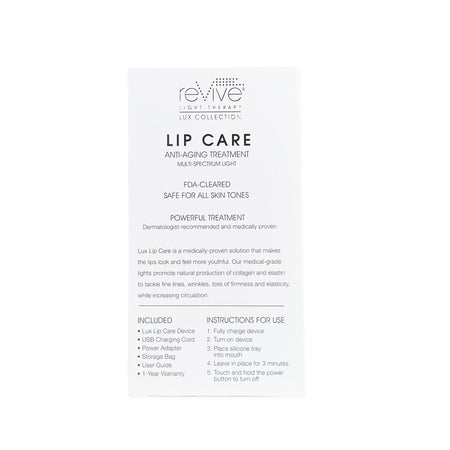 Lip Light Therapy Device reVive Light Therapy® Lux Collection Lip Care NonSterile