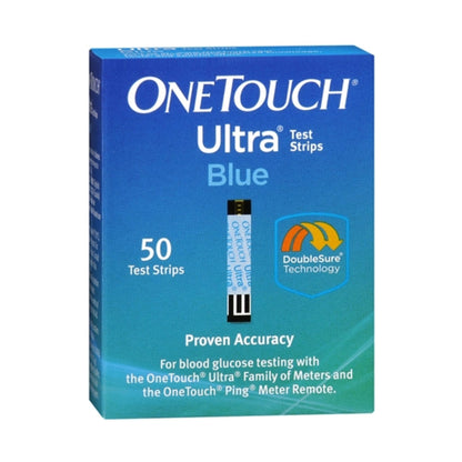 Blood Glucose Test Strips OneTouch® Ultra® 50 Strips per Pack