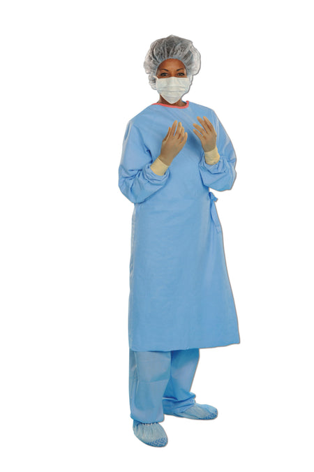 O&M Halyard Inc 41736 Aero Blue Surgical Gown with Towel