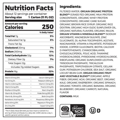 Orgain® Organic Nutrition™ Iced Café Mocha Nutritional Shake, 11-ounce carton