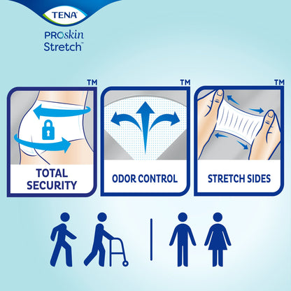 Tena® ProSkin Stretch™ Ultra Incontinence Brief, Medium