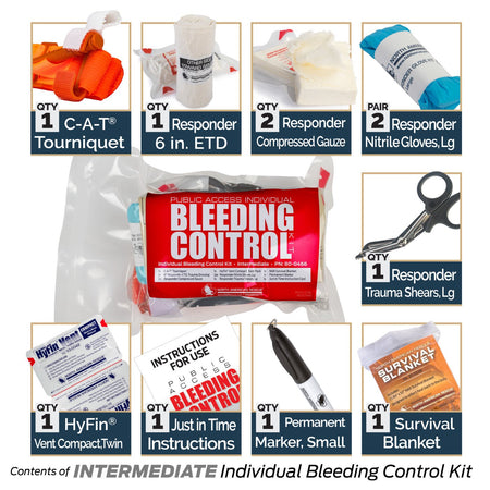 North American Rescue 80-0466 Bleeding Control Kit Public Access Intermediate
