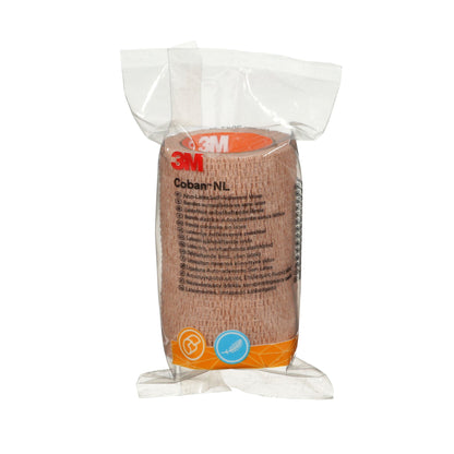 3M™ Cohesive Bandage 3M™ Coban™ NL 3 Inch X 2 Yard Self-Adherent Closure Tan NonSterile Standard Compression