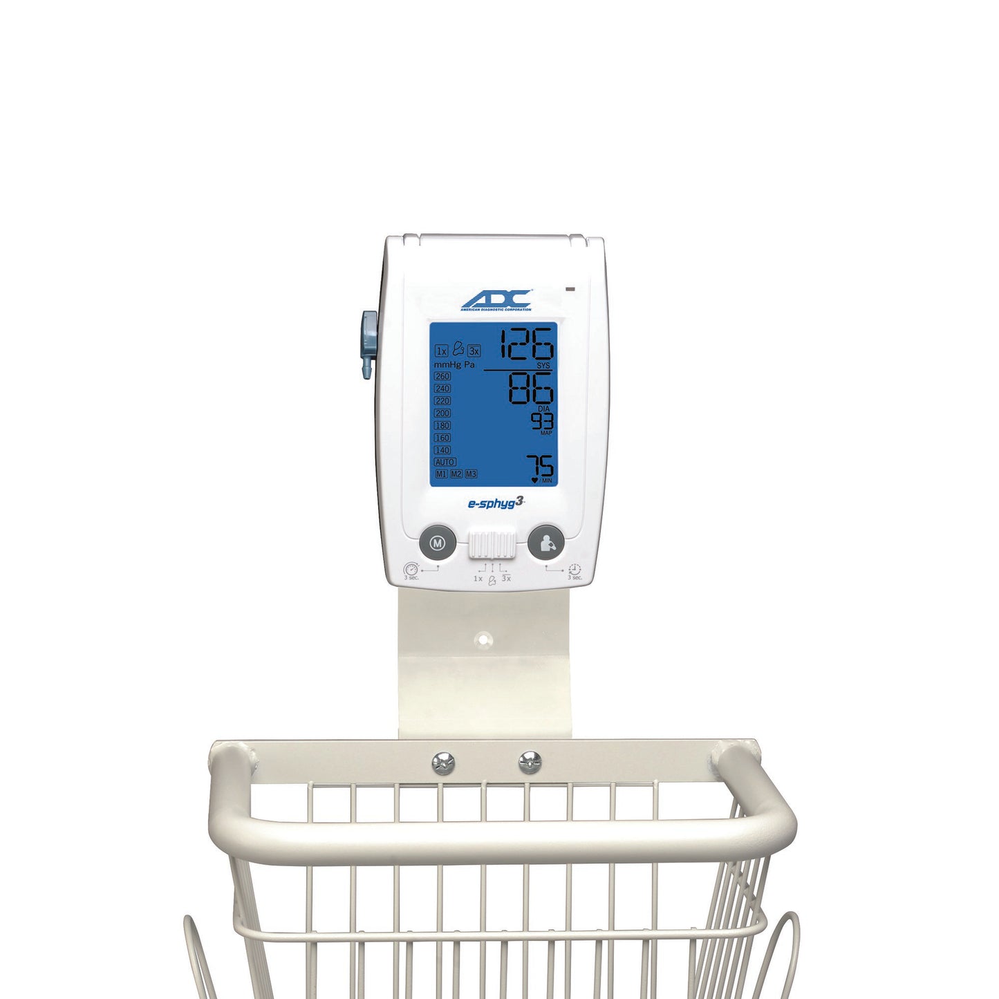 Automatic Digital Blood Pressure Monitor E-sphyg™ 3 Multiple Sizes Nylon Cuff 19 - 50 cm Desk Model