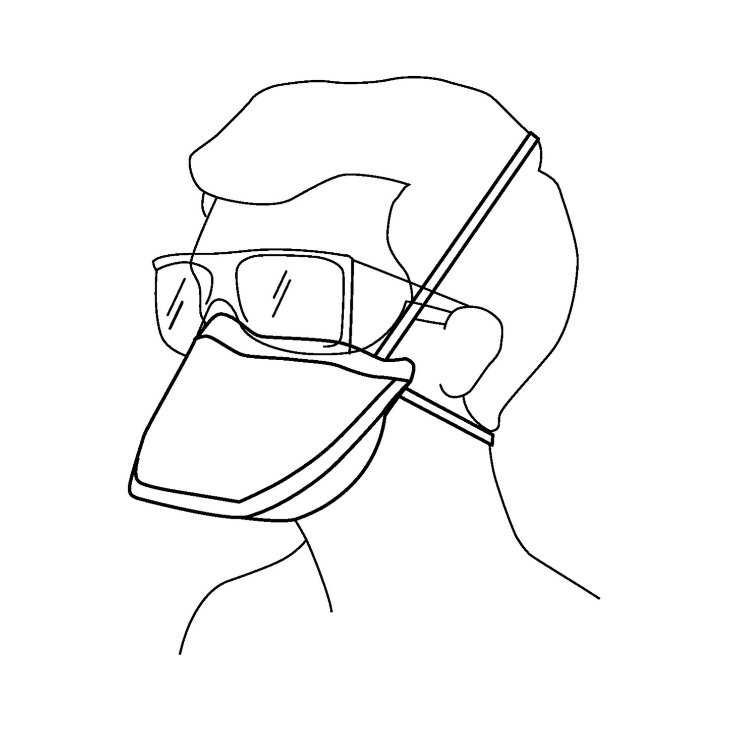 N95 Particulate Filter Respirator Mask / Surgical Mask