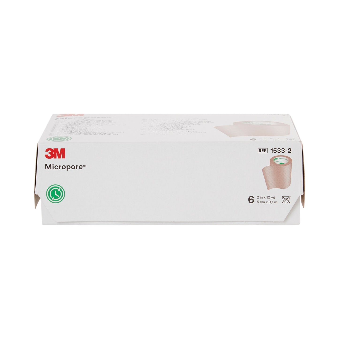 3M™ Micropore™ Paper Medical Tape, 2 Inch x 10 Yard, Tan