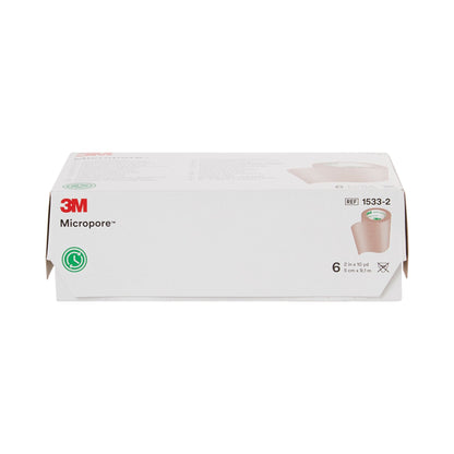 3M™ Micropore™ Paper Medical Tape, 2 Inch x 10 Yard, Tan