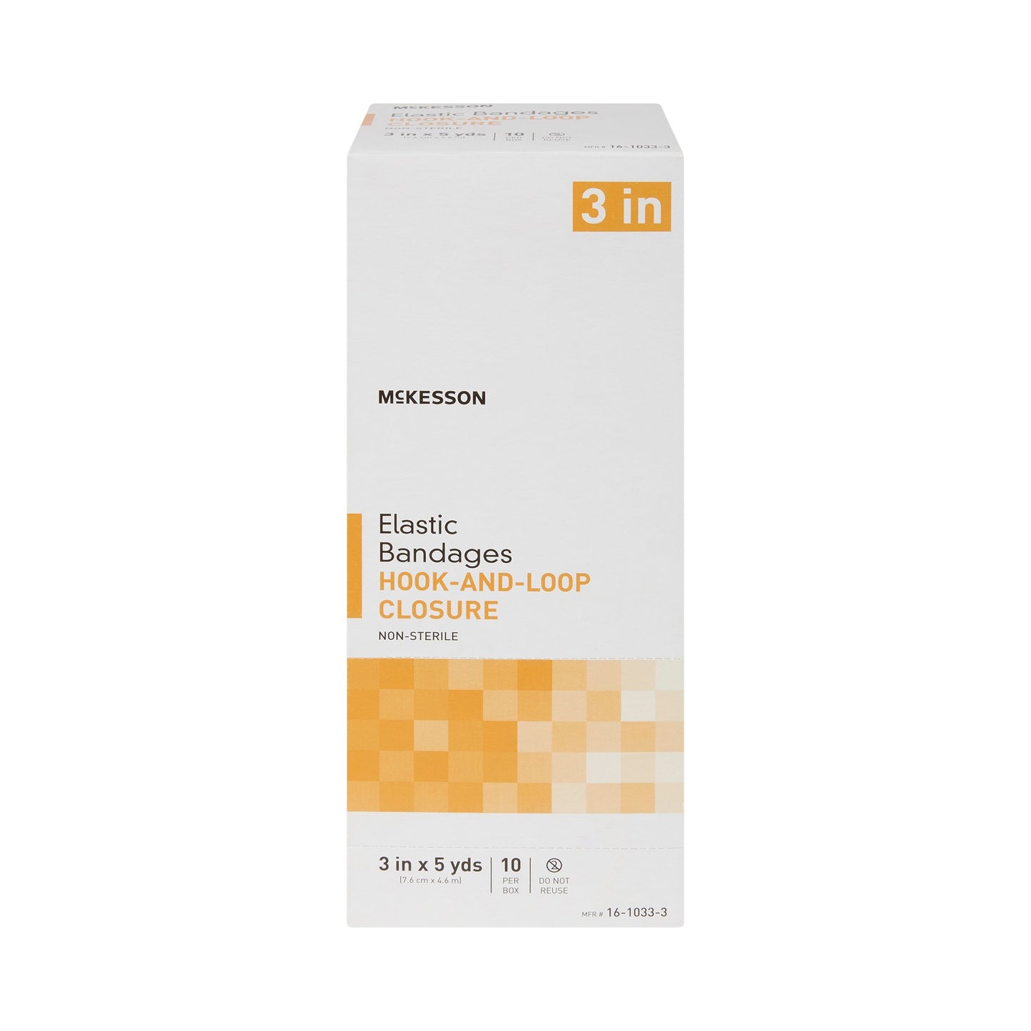 McKesson Hook and Loop Closure Elastic Bandage, 3 Inch x 5 Yard by McKesson Brand product image - view 6