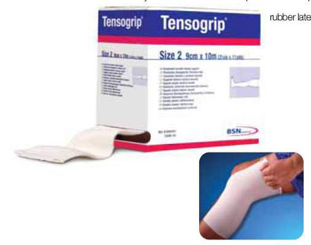 BSN 7584FL Tensogrip Pull On Elastic Tubular Support Bandage, 4 Inch x 11 Yard