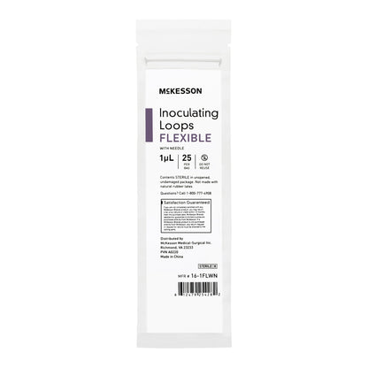 McKesson Inoculating Loop with Needle, 1 µL, 20-Centimeter Length