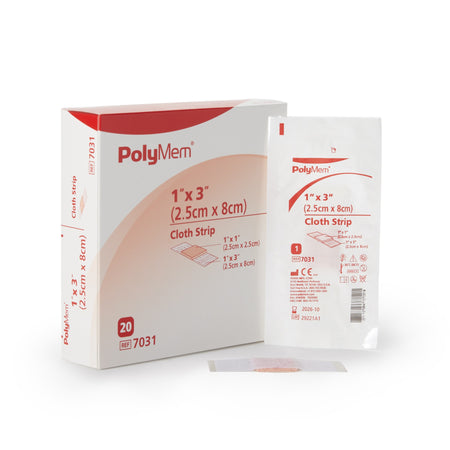 Ferris 7031 PolyMem Pink / White Adhesive Strip, 1 x 3 Inch