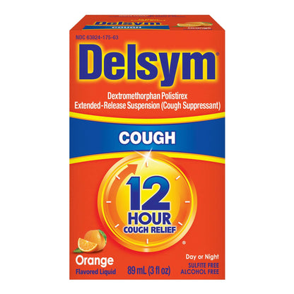 Delsym® 12 Hour Cough Relief, Orange Flavor