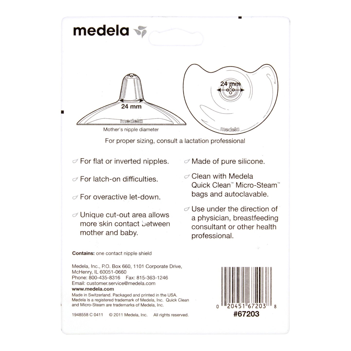 Medela® Contact™ Nipple Shield, 24 mm