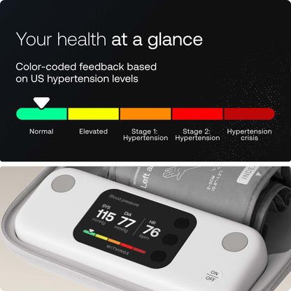 Digital Blood Pressure Monitor Smarthealth Adult Cuff 20 to 40 cm Desk Model