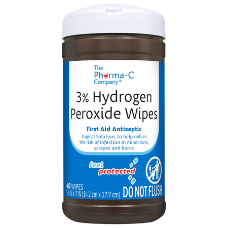Kleen Test Products Corp 63-13271 Pharma-C-Wipes Hydrogen Peroxide Antiseptic