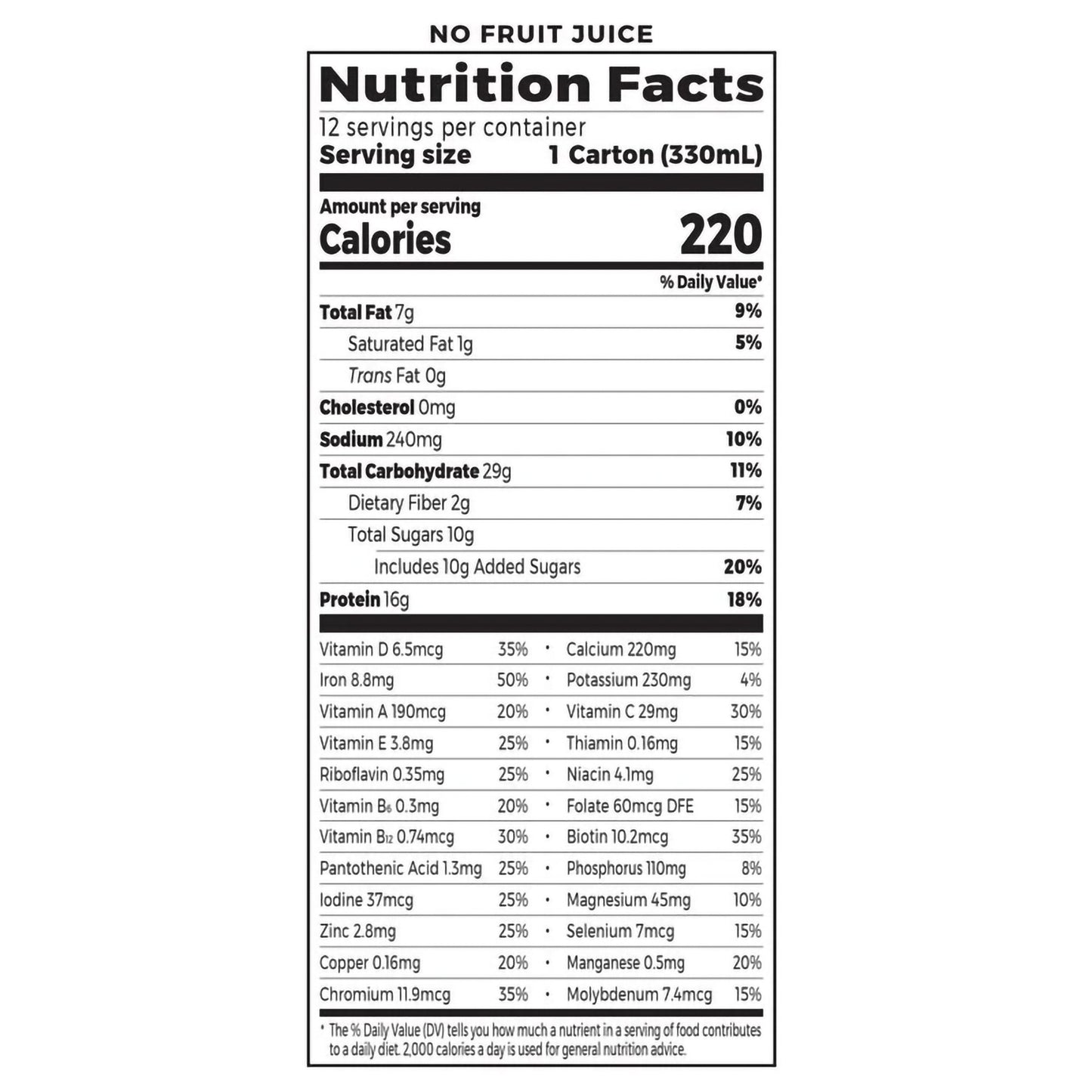 Orgain® Organic Nutrition™ Vegan Chocolate Nutritional Shake, 11-ounce carton