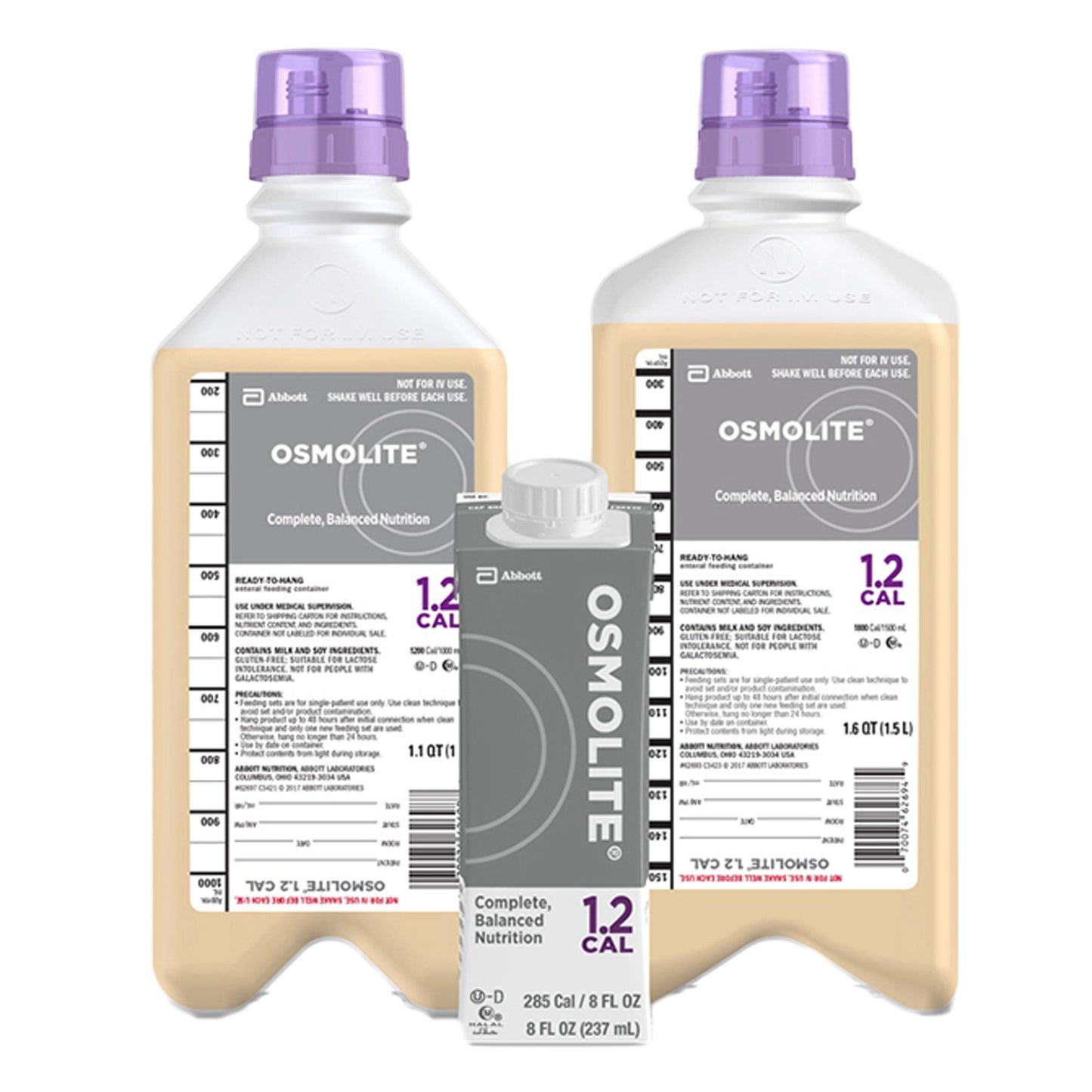 Osmolite® 1.2 Cal Tube Feeding Formula, 33.8-ounce bottle