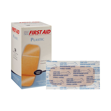 Dukal 1070033 American White Cross First Aid Adhesive Strip, 2 x 4 Inch