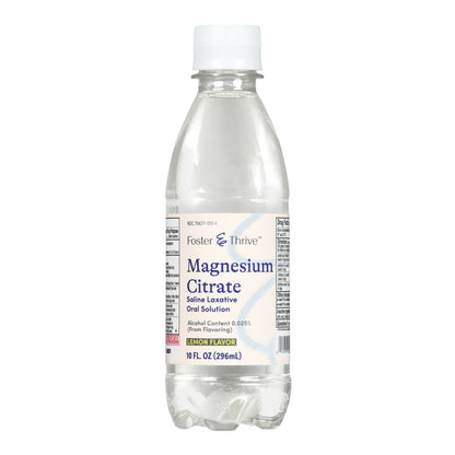Foster & Thrive™ Magnesium Citrate Laxative, Lemon Flavor, 10-ounce bottle