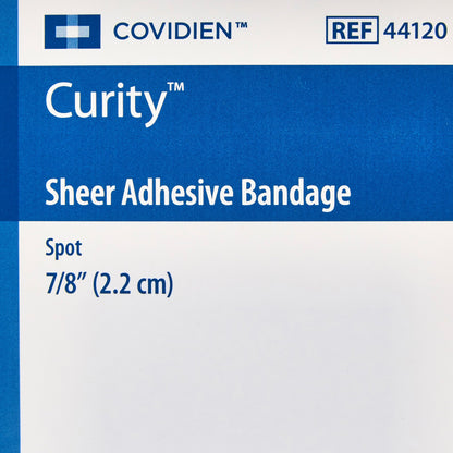 Curity™ Sheer Adhesive Spot Bandage, 7/8-Inch Diameter