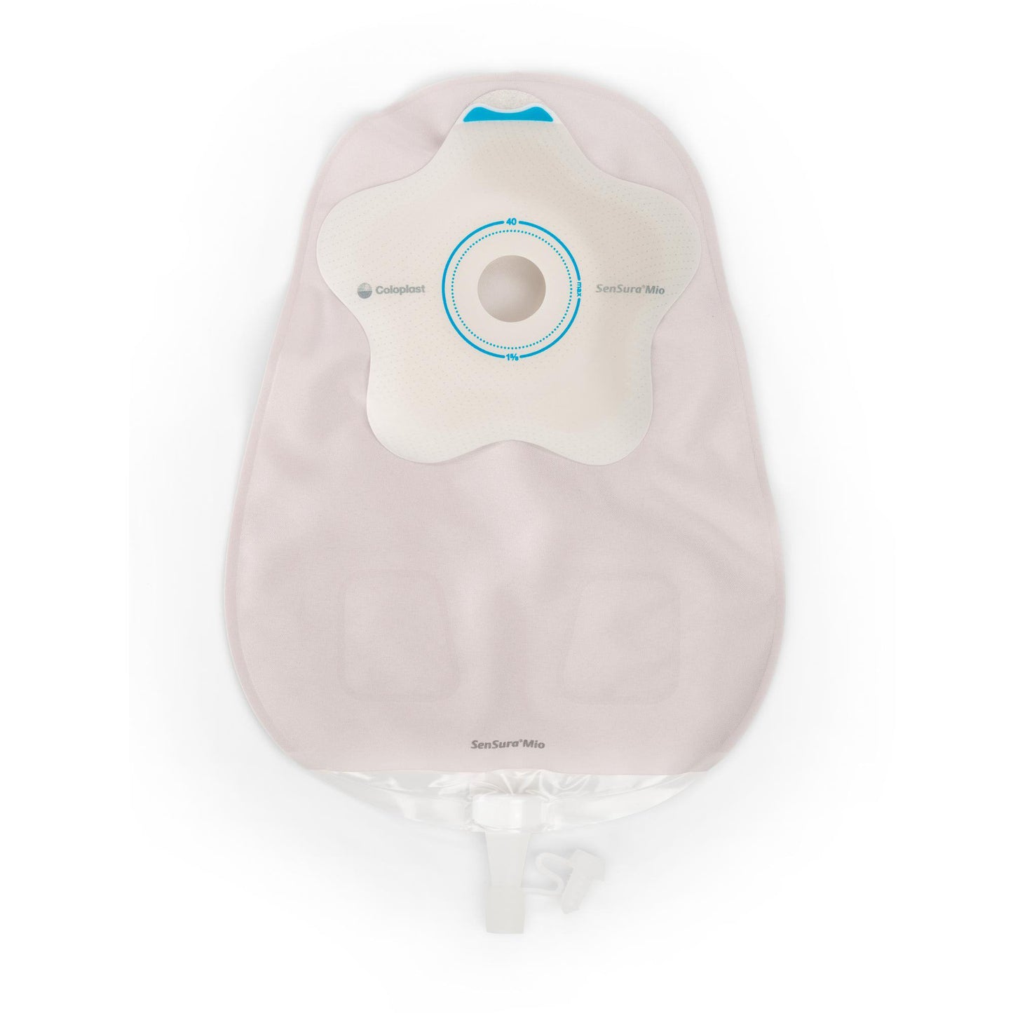 Urostomy Pouch SenSura® Mio Concave One-Piece System 10-1/2 Inch Length, Maxi Concave, Pre-Cut 3/4 Inch Stoma Drainable