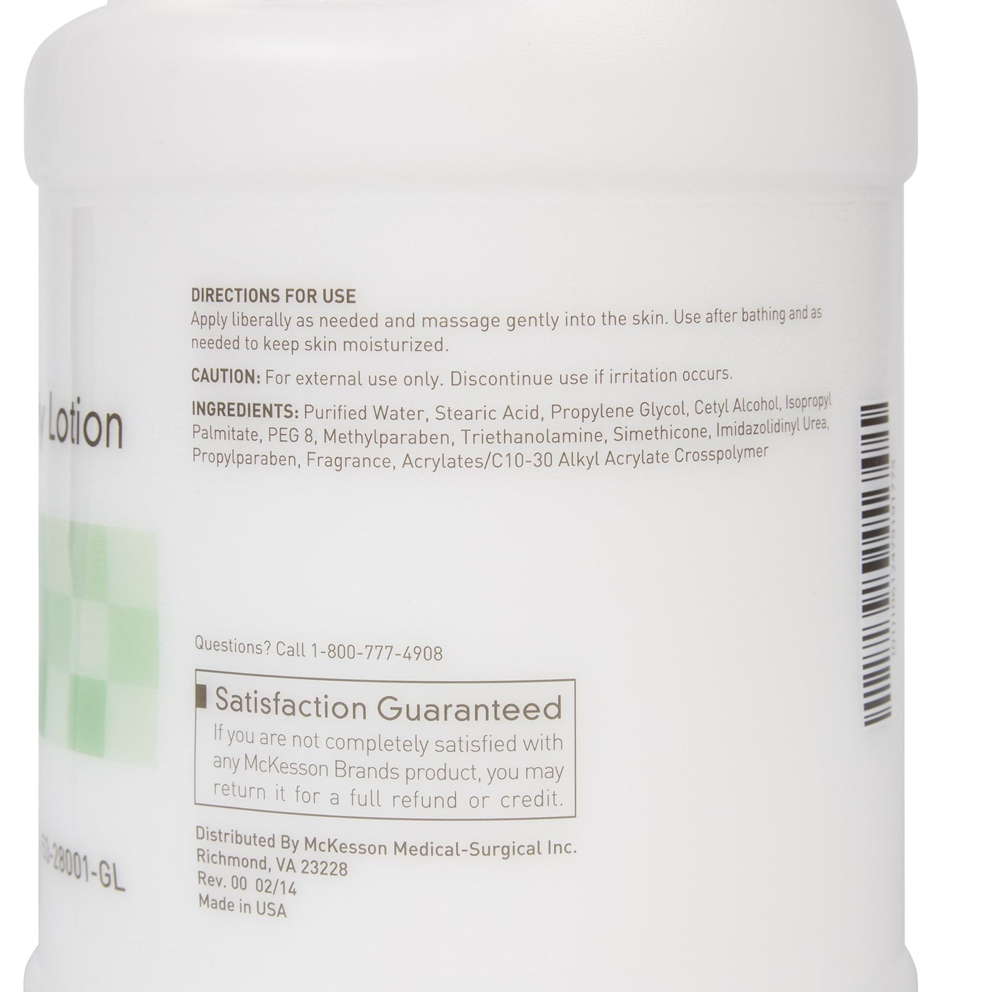 McKesson Moisturizer, Cucumber Melon Scent, 1 gal Jug