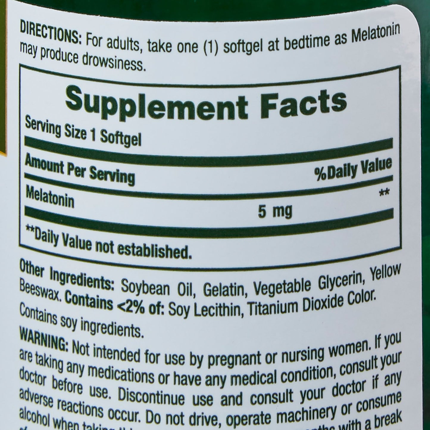 Nature's Bounty® Melatonin Natural Sleep Aid