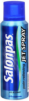 Emerson Healthcare 34658144004 Salonpas Pain Relieving Jet Spray, 4-ounce can
