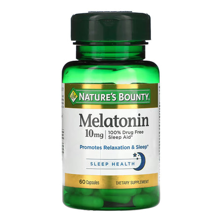 US Nutrition 7431219491 Nature's Bounty Melatonin 10 mg Capsules