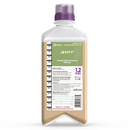 Abbott Nutrition 62667 Jevity 1.2 Cal Tube Feeding Formula, 1.5 Liter Carton