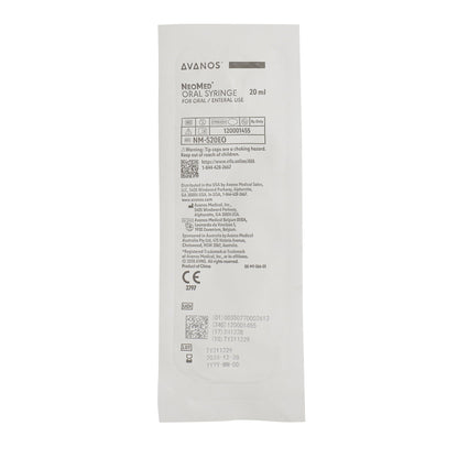 Enteral / Oral Syringe NeoMed® 20 mL Oral Tip Without Safety