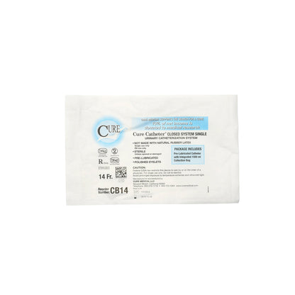 Cure Catheter™ Intermittent Catheter Tray, 14 Fr.