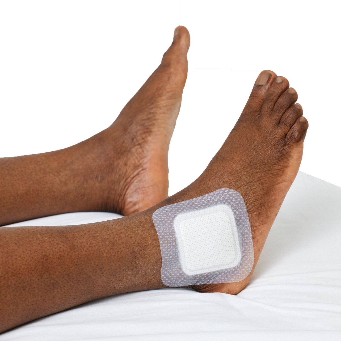Silicone Foam Dressing Biatain® Silicone Fit 4 X 4 Inch With Border Film Backing Silicone Adhesive Sacral Sterile