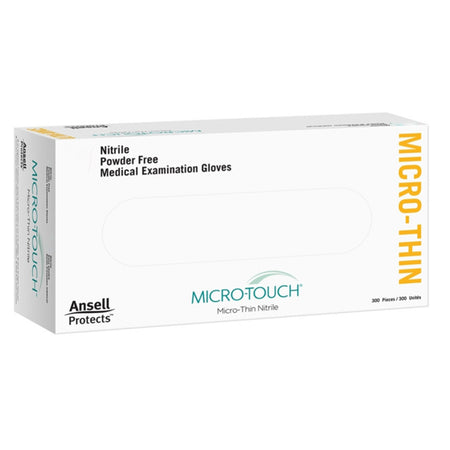 Micro-Touch Micro-Thin Nitrile Exam Glove, Small, Blue by Ansell product image