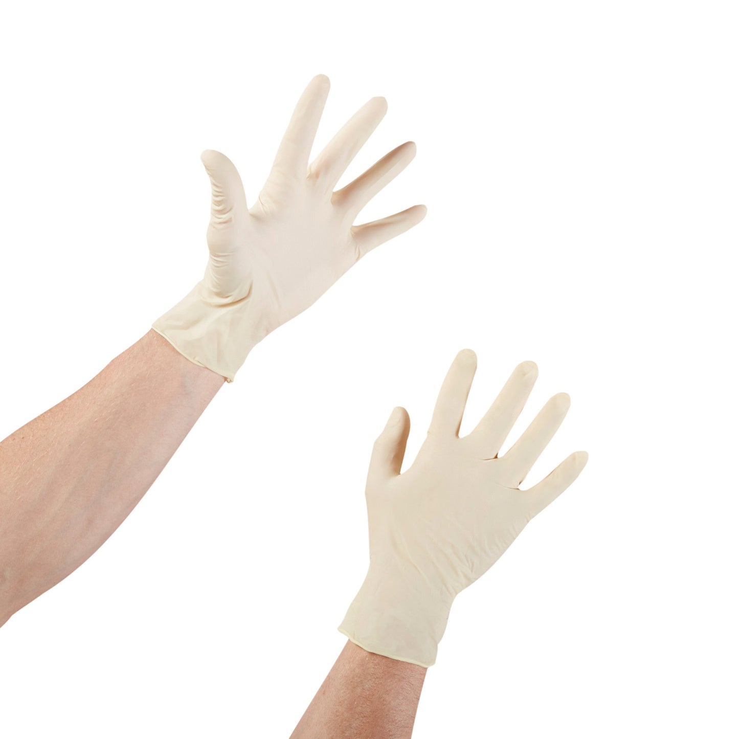 McKesson Confiderm® Latex Exam Glove, Small, Ivory
