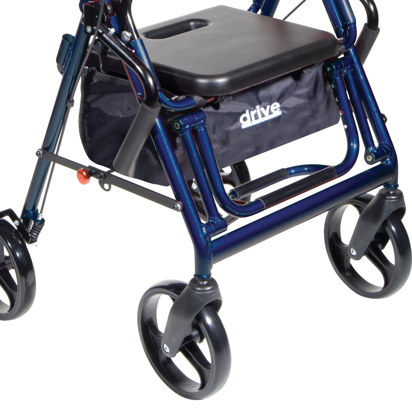drive™ Duet Four Wheel Rollator, Blue