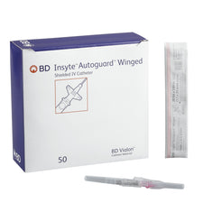 Insyte™ Autoguard™ Peripheral IV Catheter, Winged Hub