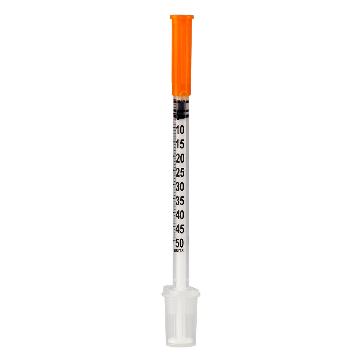 Standard Insulin Syringe with Needle Sol-M™ 0.5 mL 1/2 Inch 28 Gauge NonSafety Regular Wall