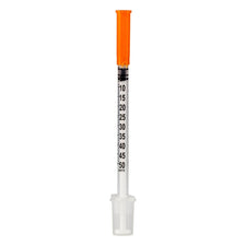 Standard Insulin Syringe with Needle Sol-M™ 0.5 mL 1/2 Inch 28 Gauge NonSafety Regular Wall