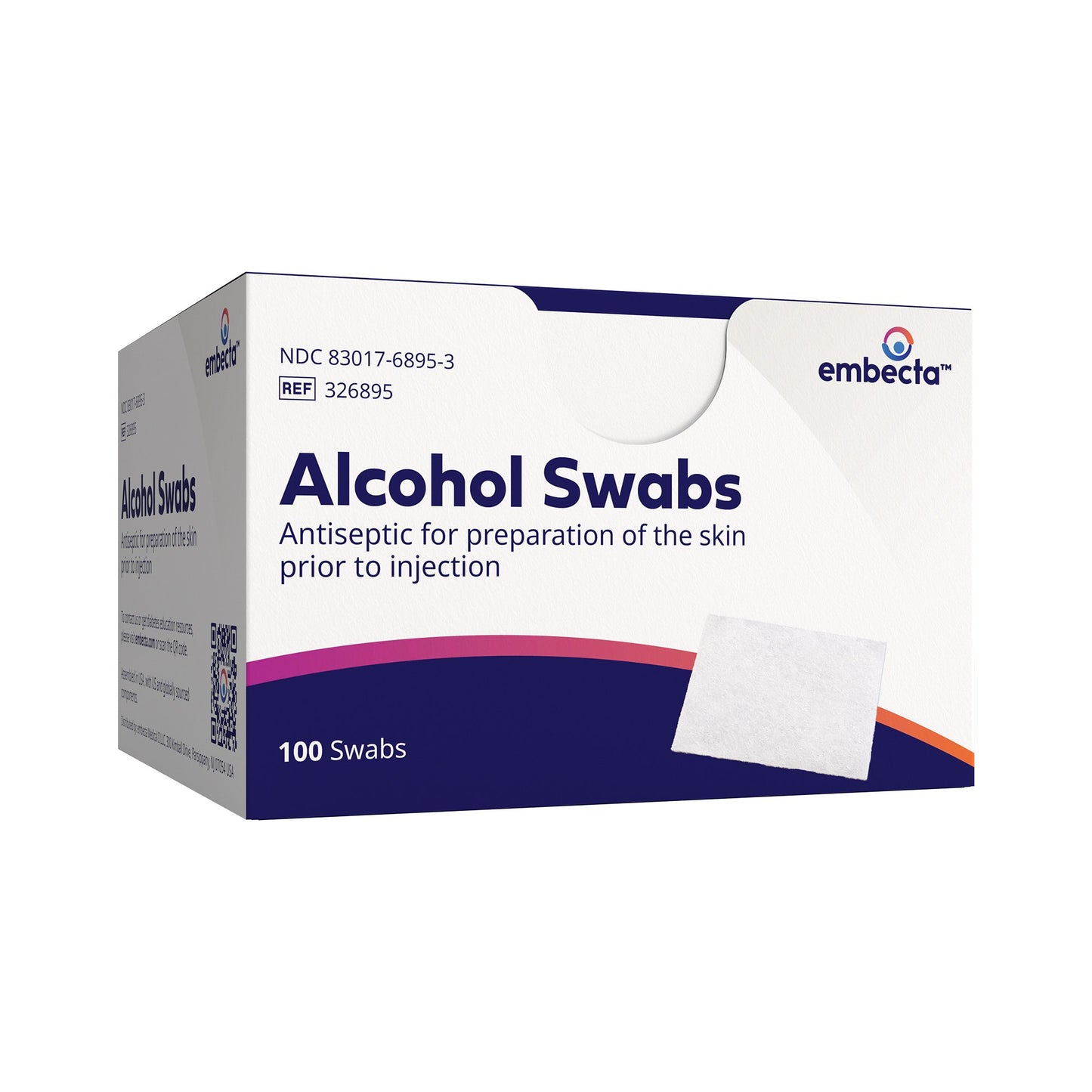 BD™ Alcohol Prep Pads, 3/4 x 1 Inch