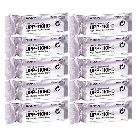 Graphic Controls Industrial 30751542 Ultrasound Video Paper Sony Roll Black and White High Density Without