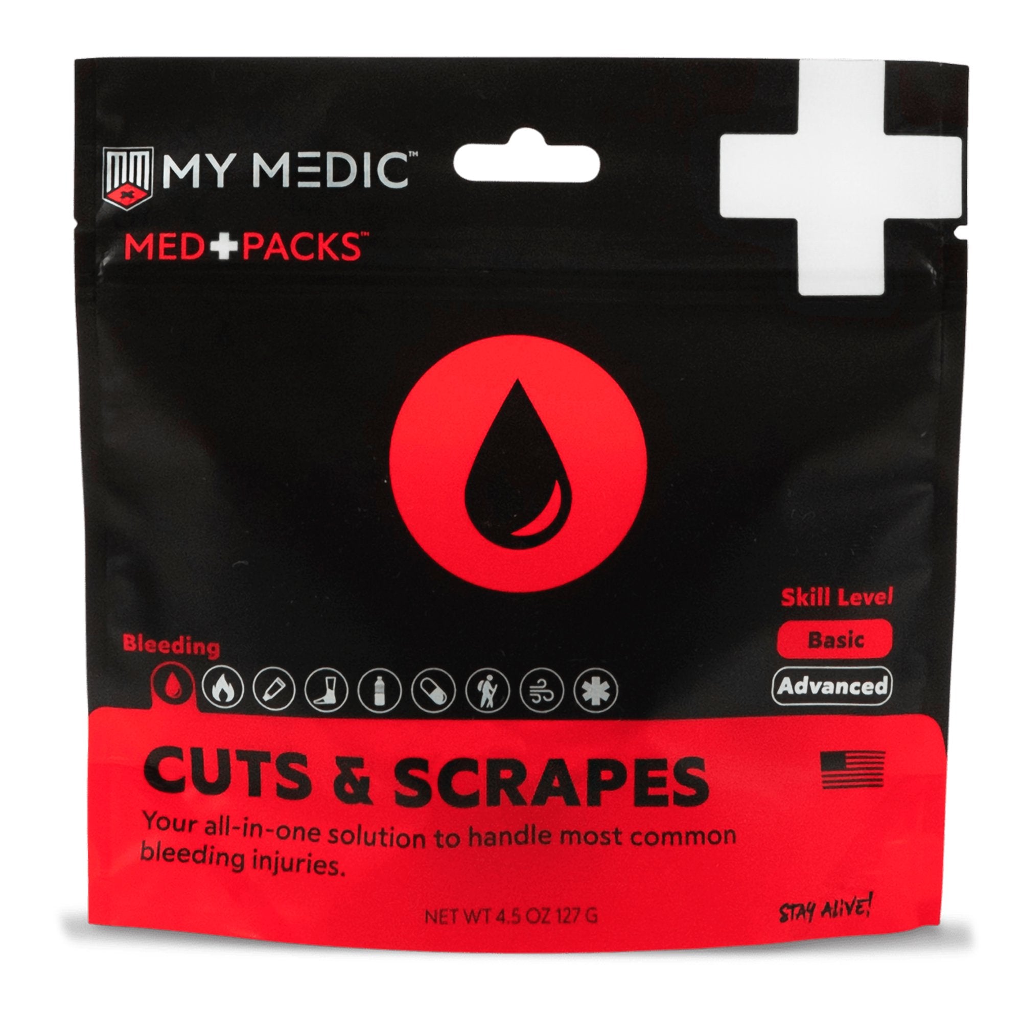 Med Packs™ First Aid Kit for Cuts, Scrapes – Injury Supplies in Portab ...