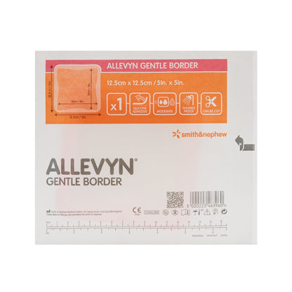Allevyn Gentle Border Silicone Foam Dressing, 5 x 5 Inch