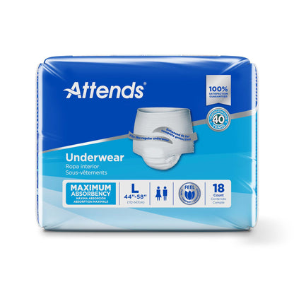 Attends® Extra Absorbency Underwear, Large
