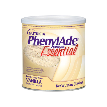 Nutricia North America 200768 Oral Supplement PhenylAde60 Vanilla Flavor Powder 16 oz. / 454 Gram Canister