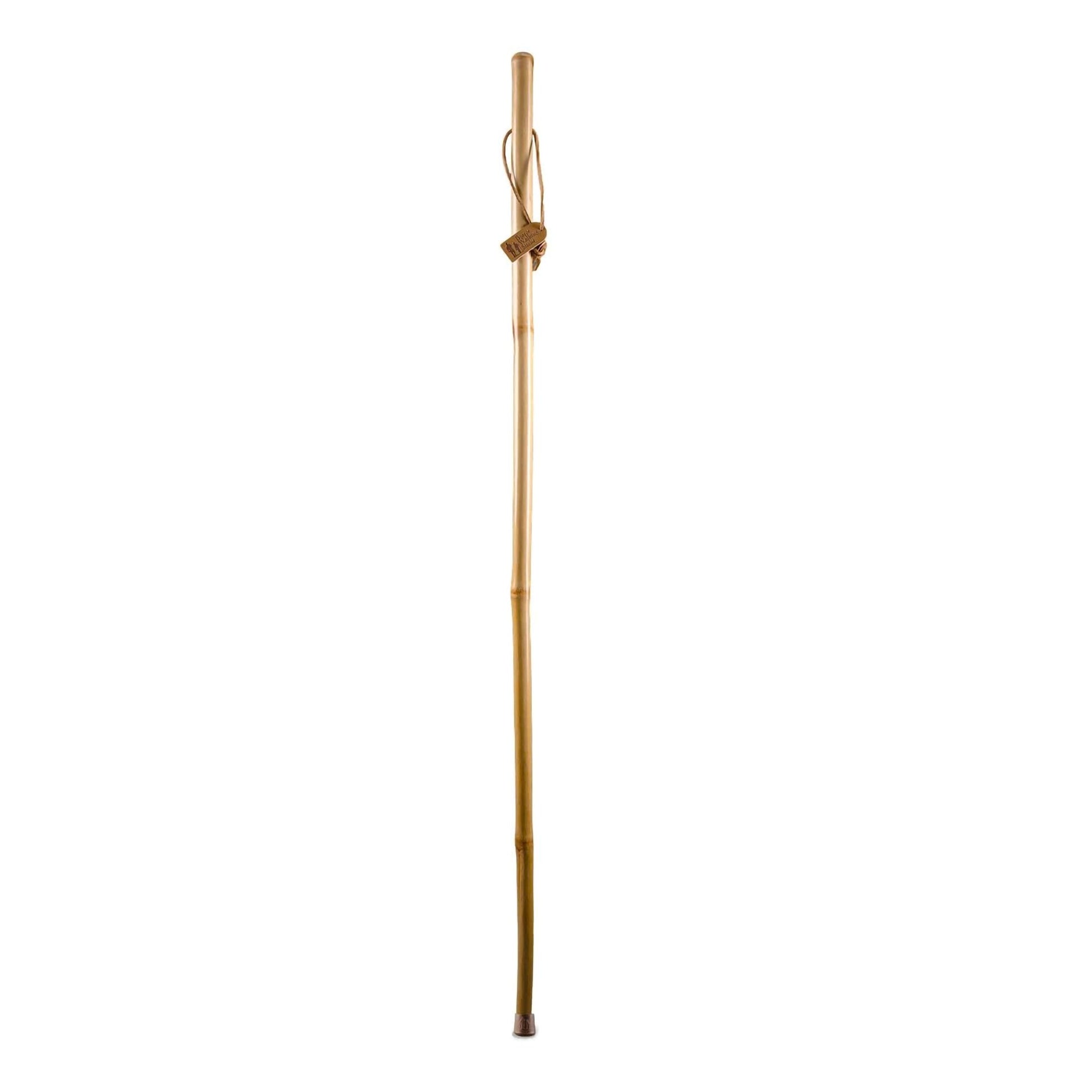 Brazos Iron Bamboo Rustic Walking Stick, 55 Inch Height by Mabis Healthcare product image - view 2