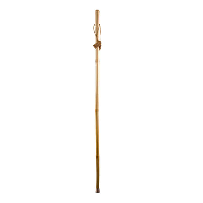 Brazos Iron Bamboo Rustic Walking Stick, 55 Inch Height by Mabis Healthcare product image - view 2