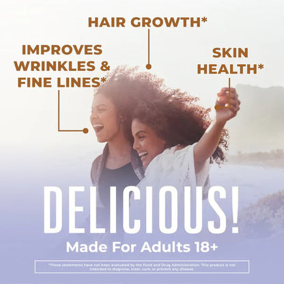 Dietary Supplement Mary Ruth's® Hair Growth Max Liposomal Vitamin E / B6 / Biotin 4 mg / 3 mg / 10,000 mcg Strength Liquid 15.22 oz. Almond Cookie Flavor
