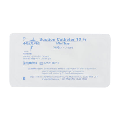 Suction Catheter Kit Medline 10 Fr. Whistle Tip