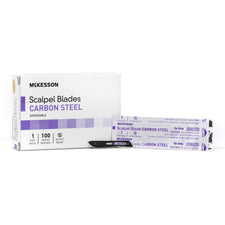 McKesson Carbon Steel Surgical Blade Knife Edge, Size 10